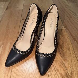 Jacobies Black Womens Pump Heels Size 8